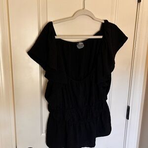 ARULA Black Blouse